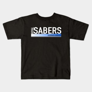 Royal Sabers - Athletic Design Kids T-Shirt